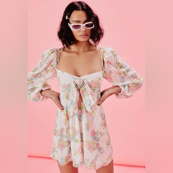 For Love and Lemons Georgina Swing Dress Size Medium - Picture 14 of 16